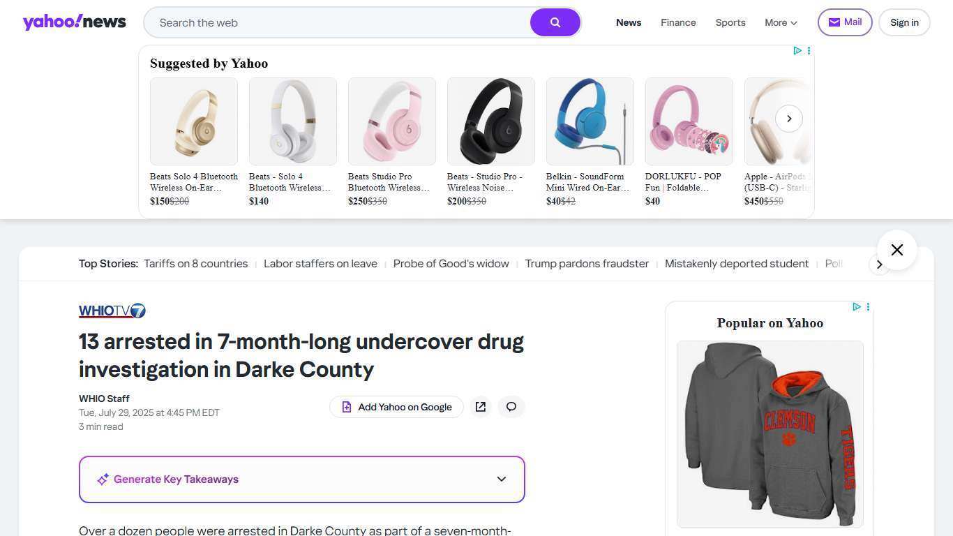 13 arrested in 7-month-long undercover drug investigation in Darke County