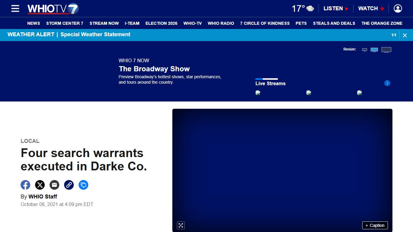 Four search warrants executed in Darke Co. – WHIO TV 7 and WHIO Radio